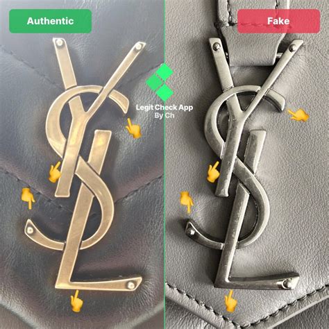 ysl authentication|real ysl logo.